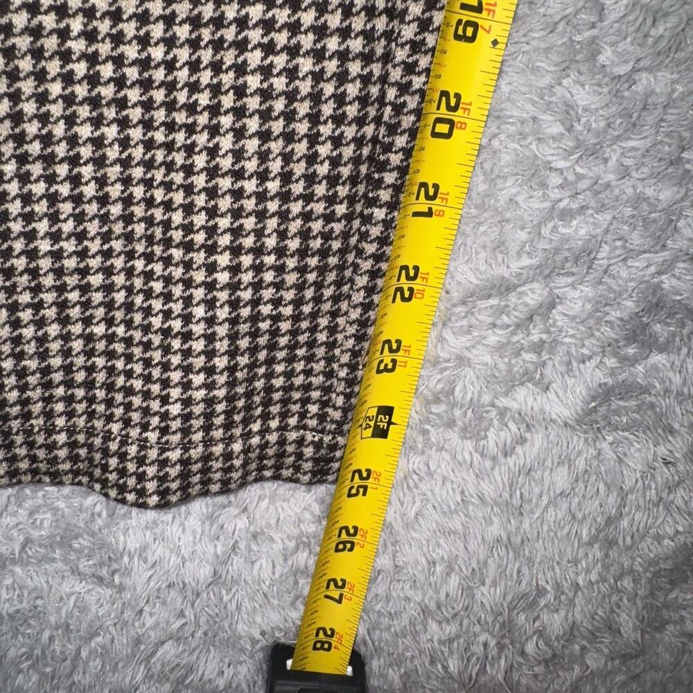 Todd Snyder Wool Blend Trouser Men Med 25" Houndstooth Brown Drawstring Pant - Picture 7 of 9